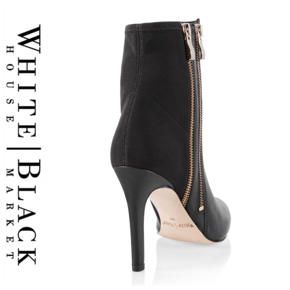 💕SALE💕 White House Black Market Leather Double-Zip Boots